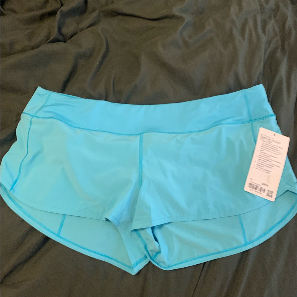 NWT lululemon athletica Blue Women Shorts LOW RISE